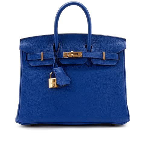 hermes birkin electric blue togo|Hermes togo Birkin 25 bag.